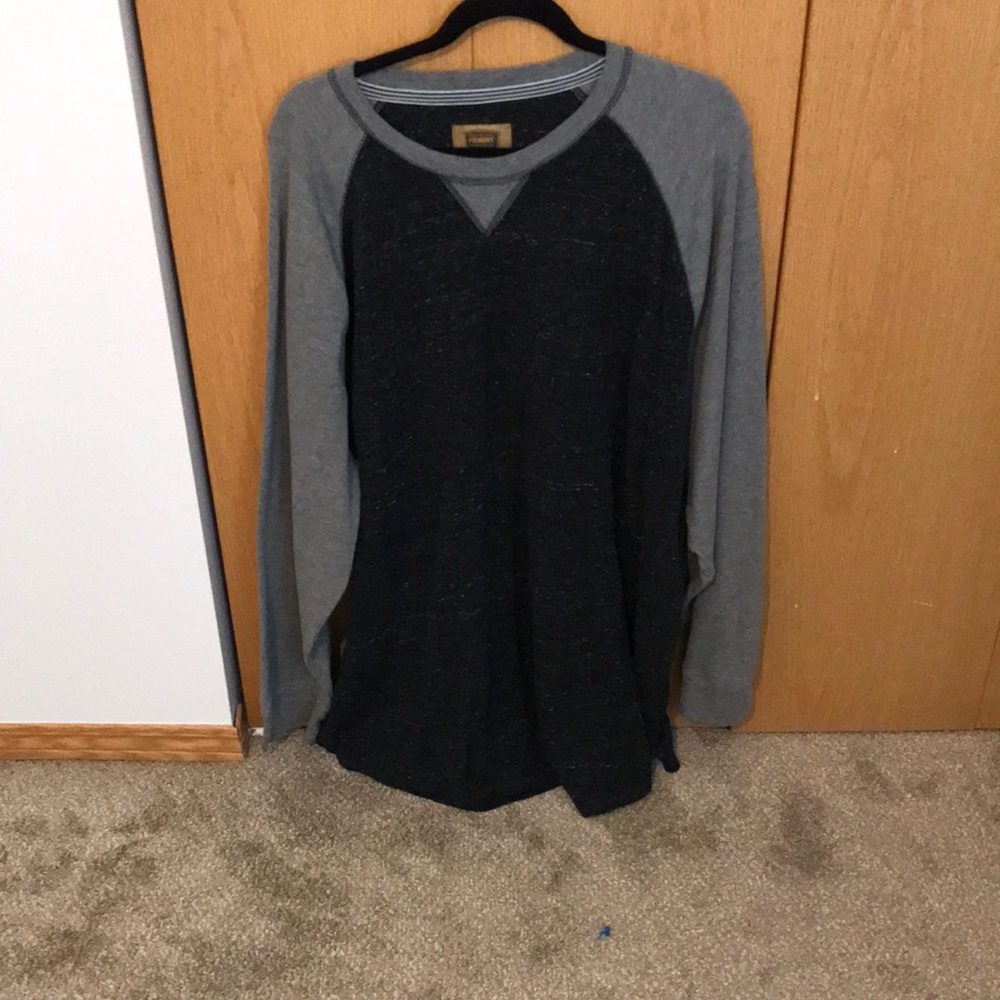Mens Foundry plus size long sleeve sweater